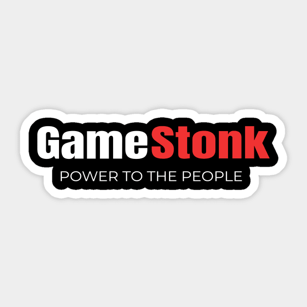 GameStonk Power To The People Sticker by Yasna